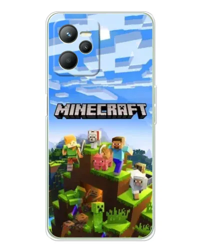 Чохол для Realme 14 з картинкою «Minecraft класичний світ» Чохол для Realme 14 з картинкою «Minecraft класичний світ»