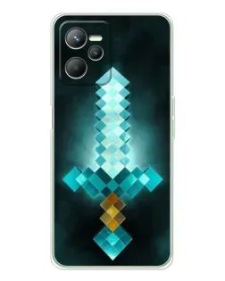 Чохол для Realme 14 з картинкою «Алмазний меч неон» Чохол для Realme 14 з картинкою «Алмазний меч неон»