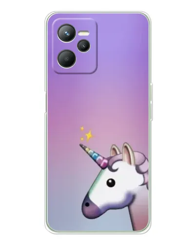 Чехол для Realme 14 с картинкой «Единорог градиент» Чехол для Realme 14 с картинкой «Единорог градиент»