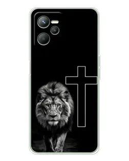 Чохол для Realme 14 з картинкою «Лев та Хрест» Чохол для Realme 14 з картинкою «Лев та Хрест»