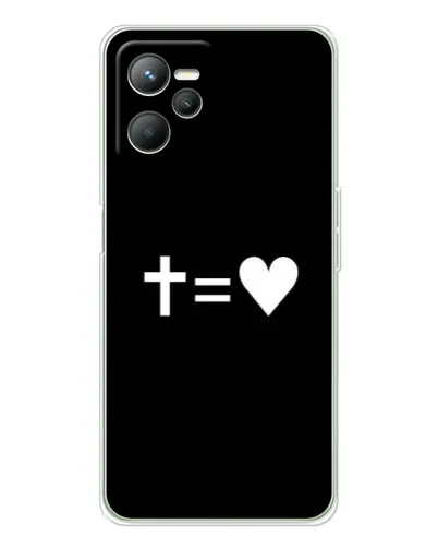 Чохол для Realme 14 з картинкою «Хрест та Серце» Чохол для Realme 14 з картинкою «Хрест та Серце»