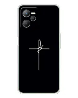 Чехол для Realme 14 с картинкой «Тонкий крест» Чехол для Realme 14 с картинкой «Тонкий крест»