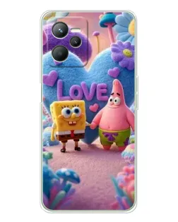 Чохол для Realme 14 з картинкою «Губка Боб Патрік»