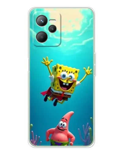 Чехол для Realme 14 с картинкой «Спанч Боб под водой» Чехол для Realme 14 с картинкой «Спанч Боб под водой»