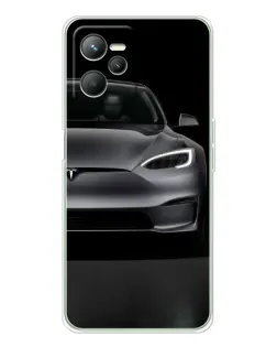 Чохол для Realme 14 з картинкою «Tesla Model S Look» Чохол для Realme 14 з картинкою «Tesla Model S Look»