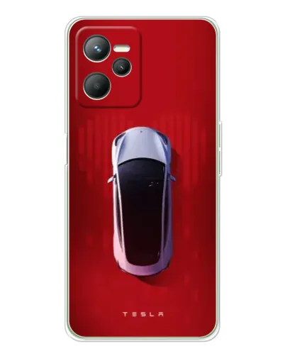Чохол для Realme 14 з картинкою «Tesla Top View» Чохол для Realme 14 з картинкою «Tesla Top View»