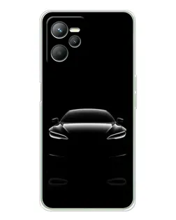 Чохол для Realme 14 з картинкою «Силует Tesla Night» Чохол для Realme 14 з картинкою «Силует Tesla Night»