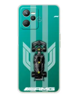 Чехол для Realme 14 с картинкой «Mercedes AMG Petronas»