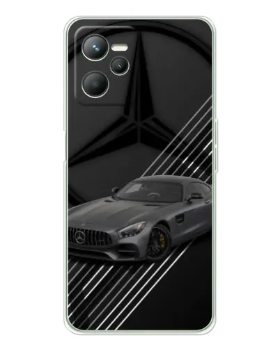 Чехол для Realme 14 с картинкой «Mercedes AMG — графика» Чехол для Realme 14 с картинкой «Mercedes AMG — графика»