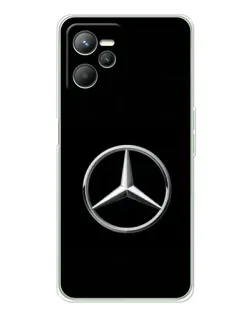 Чехол для Realme 14 с картинкой «Mercedes классический лого»