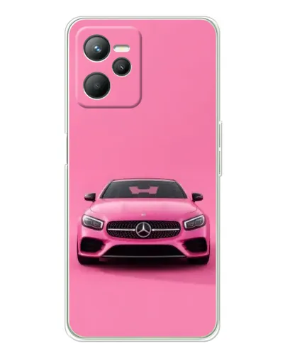 Чехол для Realme 14 с картинкой «Розовый Mercedes AMG» Чехол для Realme 14 с картинкой «Розовый Mercedes AMG»