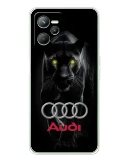 Чохол для Realme 14 з картинкою «Пантера та Audi» Чохол для Realme 14 з картинкою «Пантера та Audi»