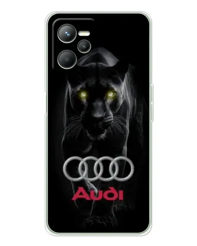 Чохол для Realme 14 з картинкою «Пантера та Audi» Чохол для Realme 14 з картинкою «Пантера та Audi»
