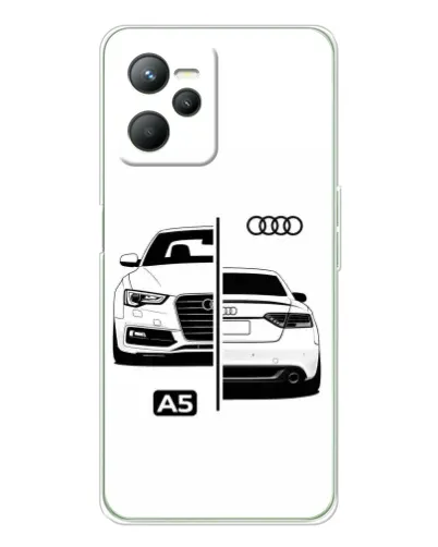 Чохол для Realme 14 з картинкою «Audi — контрастний дизайн» Чохол для Realme 14 з картинкою «Audi — контрастний дизайн»