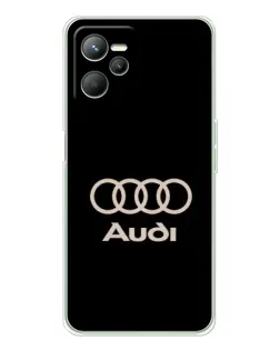 Чохол для Realme 14 з картинкою «Audi — золотий логотип» Чохол для Realme 14 з картинкою «Audi — золотий логотип»