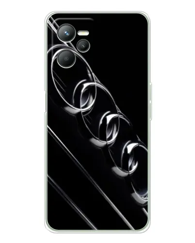 Чохол для Realme 14 з картинкою «Audi — абстрактні кільця» Чохол для Realme 14 з картинкою «Audi — абстрактні кільця»