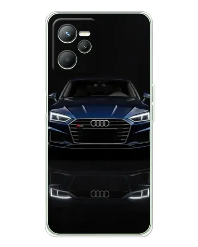 Чохол для Realme 14 з картинкою «Audi — нічне відображення» Чохол для Realme 14 з картинкою «Audi — нічне відображення»