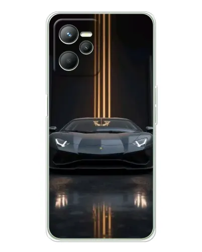 Чохол для Realme 14 з картинкою «Lamborghini золоті лінії» Чохол для Realme 14 з картинкою «Lamborghini золоті лінії»