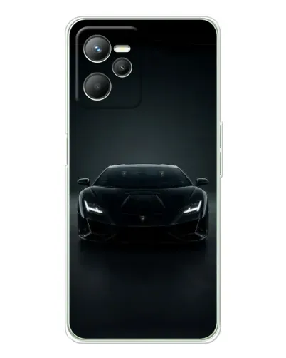 Чохол для Realme 14 з картинкою «Чорний Lamborghini Aventador» Чохол для Realme 14 з картинкою «Чорний Lamborghini Aventador»