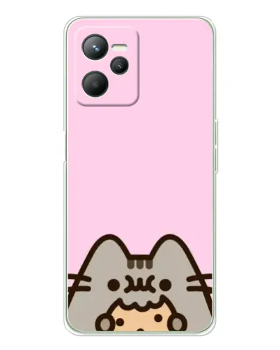 Чохол для Realme 14 з картинкою «Pusheen та печиво» Чохол для Realme 14 з картинкою «Pusheen та печиво»
