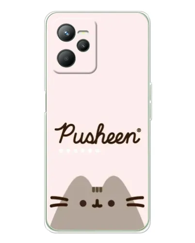 Чохол для Realme 14 з картинкою «Pusheen логотип» Чохол для Realme 14 з картинкою «Pusheen логотип»