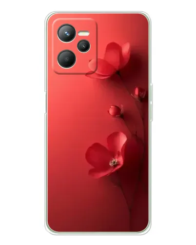 Чохол для Realme 14 з картинкою «Макові суцвіття»