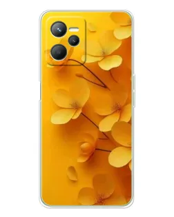 Чохол для Realme 14 з картинкою «Золоті пелюстки» Чохол для Realme 14 з картинкою «Золоті пелюстки»