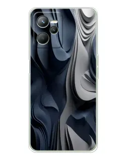 Чохол для Realme 14 з картинкою «Об'ємні сині складки» Чохол для Realme 14 з картинкою «Об'ємні сині складки»