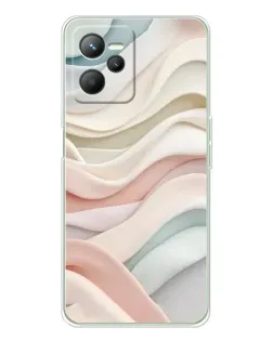 Чохол для Realme 14 з картинкою «Пастельні ніжні хвилі»
