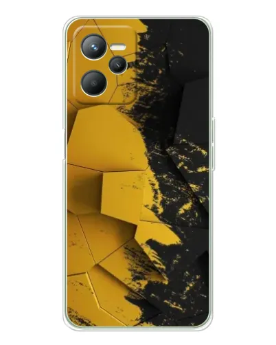 Чохол для Realme 14 з картинкою «Золоті уламки геометрії» Чохол для Realme 14 з картинкою «Золоті уламки геометрії»
