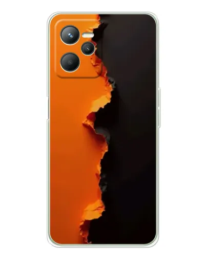 Чохол для Realme 14 з картинкою «Помаранчевий розлом» Чохол для Realme 14 з картинкою «Помаранчевий розлом»