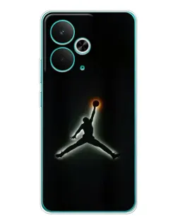 Чехол для Realme 14T с картинкой «Jordan Gradient Logo»