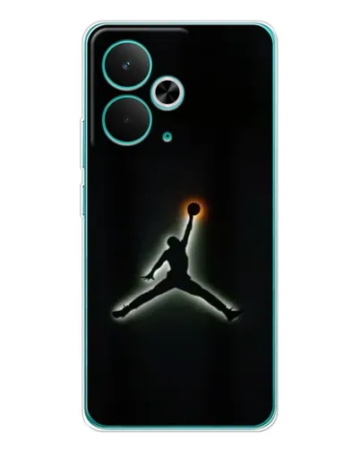 Чехол для Realme 14T с картинкой «Jordan Gradient Logo»