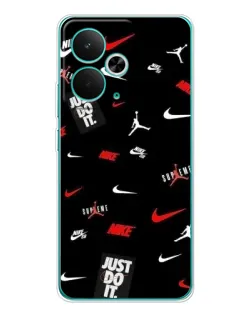 Чехол для Realme 14T с картинкой «Nike Mix Pattern»