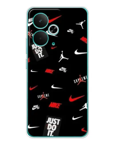 Чехол для Realme 14T с картинкой «Nike Mix Pattern»