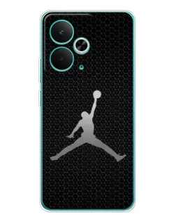 Чехол для Realme 14T с картинкой «Jordan Dark Carbon»