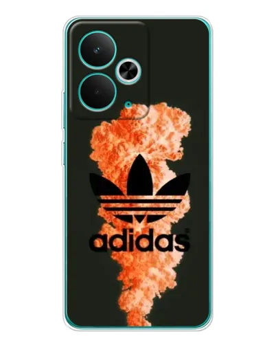 Чехол для Realme 14T с картинкой «Оранжевый дым Adidas» Чехол для Realme 14T с картинкой «Оранжевый дым Adidas»