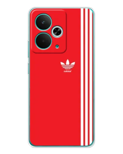 Чехол для Realme 14T с картинкой «Красный минимализм Adidas» Чехол для Realme 14T с картинкой «Красный минимализм Adidas»