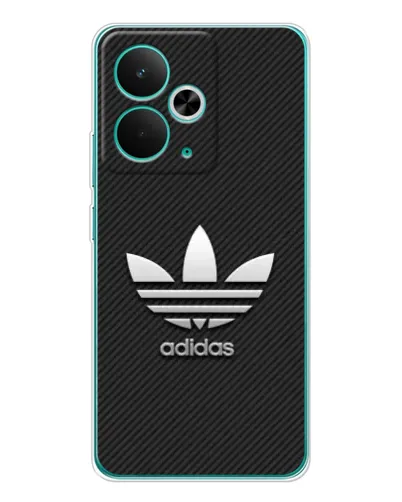 Чехол для Realme 14T с картинкой «Adidas Карбоновая текстура» Чехол для Realme 14T с картинкой «Adidas Карбоновая текстура»
