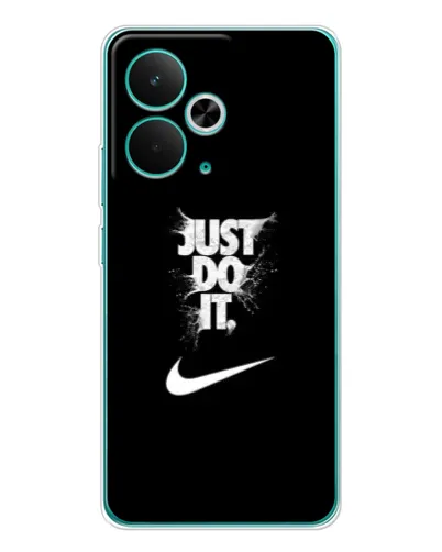 Чехол для Realme 14T с картинкой «Текстовый принт Nike» Чехол для Realme 14T с картинкой «Текстовый принт Nike»