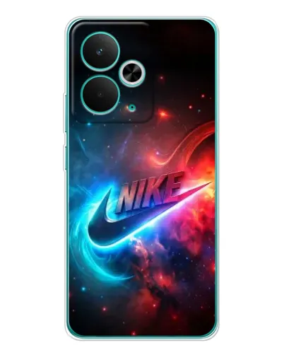 Чехол для Realme 14T с картинкой «Огненный логотип Nike» Чехол для Realme 14T с картинкой «Огненный логотип Nike»