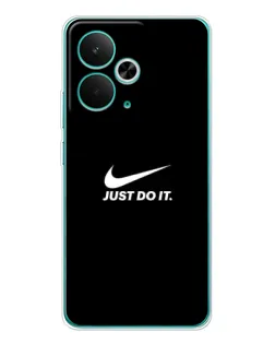 Чехол для Realme 14T с картинкой «Минимализм от Nike»