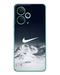 Чехол для Realme 14T с картинкой «Nike — зимние горы»