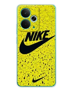 Чехол для Realme 14T с картинкой «Желтый текстурный Nike»