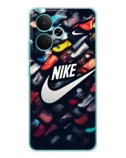 Чехол для Realme 14T с картинкой «Коллекция кроссовок Nike»