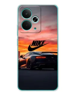 Чехол для Realme 14T с картинкой «Nike и суперкар»