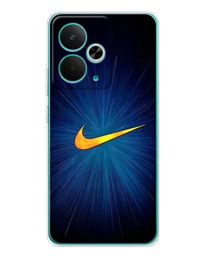 Чехол для Realme 14T с картинкой «Синий пульс Nike» Чехол для Realme 14T с картинкой «Синий пульс Nike»