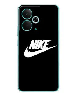 Чехол для Realme 14T с картинкой «Мазки краски Nike»