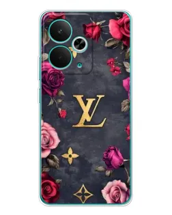 Чехол для Realme 14T с картинкой «Цветочный Louis Vuitton»