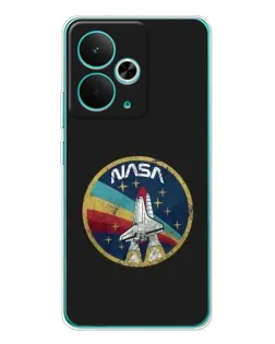 Чехол для Realme 14T с картинкой «NASA — эмблема миссии»